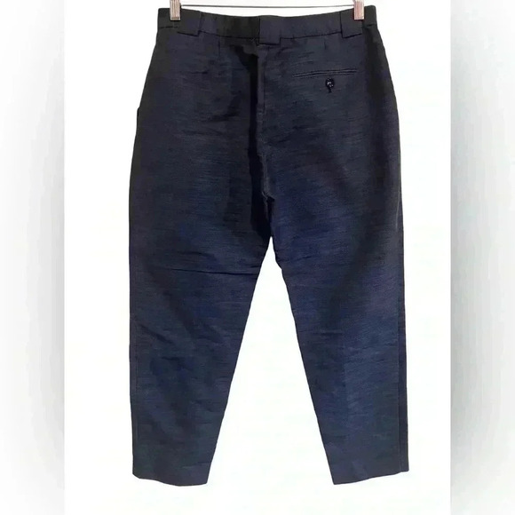 Paul Smith Navy Blue Tapered Leg Trousers - Picture 5 of 10